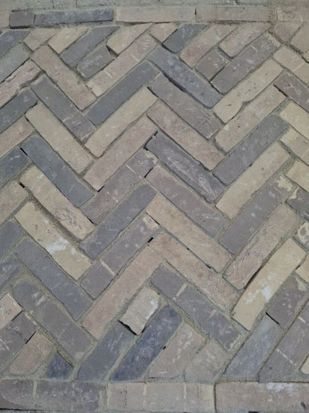 Pflastersteine Old-Look Klinker Waaltjes - Sorte Doorn auf Paletten