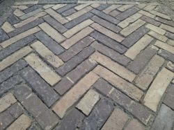 Pflastersteine Old-Look Klinker Waaltjes - Sorte Doorn auf Paletten