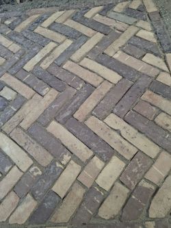 Pflastersteine Old-Look Klinker Waaltjes - Sorte Doorn auf Paletten